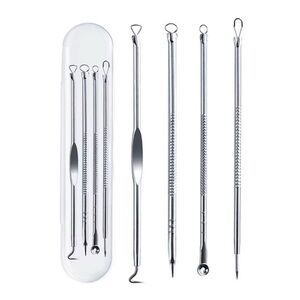 Silver Blackhead Remover Tool Set